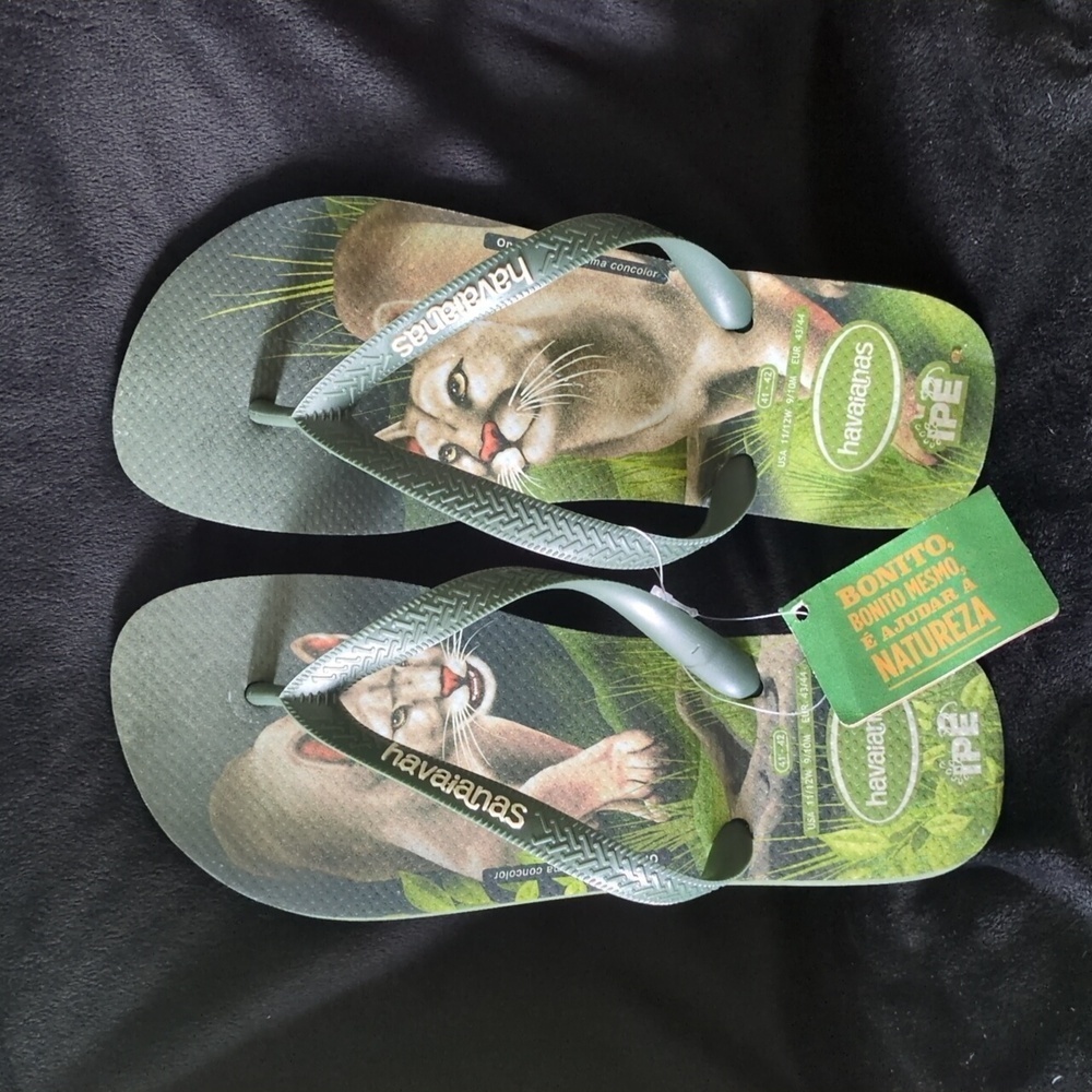 Havaianas IPE Flip Flop Sandals Men’s sz 11 - Picture 2 of 3